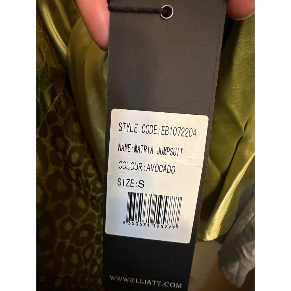 Le Superbe Montmartre Wrap Dress French Girl Leopard Green Long Sleeve S $585 - Picture 3 of 16